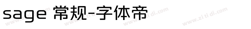 sage 常规字体转换